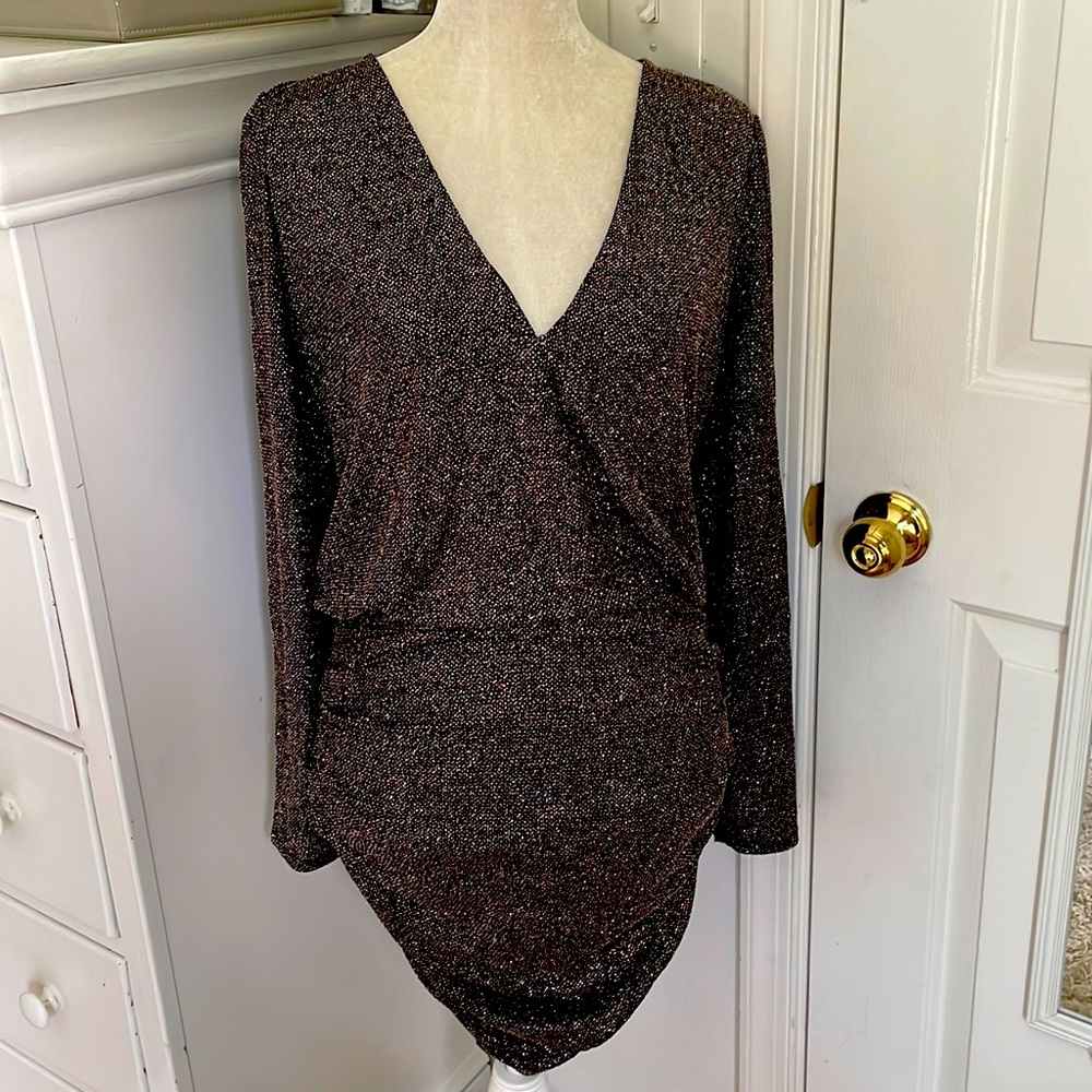 Express Sparkly Mini Dress